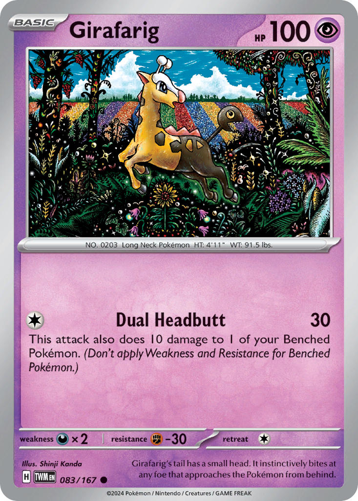 Girafarig - 083/167 - Common