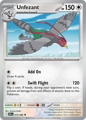 Unfezant (Poke Ball Pattern) - 073/086 - Uncommon - Holo