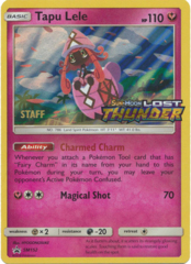 Tapu Lele - SM152 - (Staff Prerelease Promo) - SM Black Star Promo
