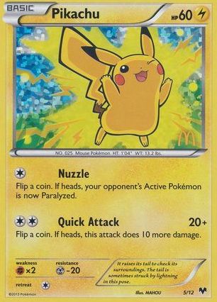 Pikachu - 5/12 - McDonalds Promo 2014