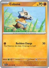 Cubone - 072/142 - Common - Reverse Holo