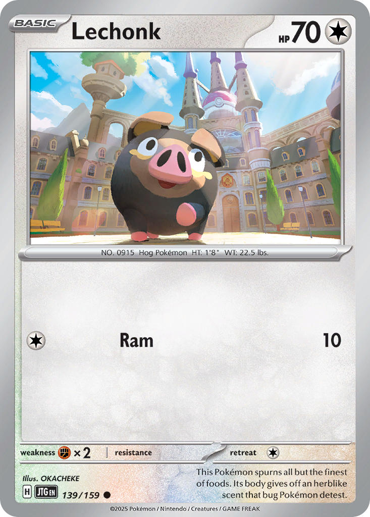 Lechonk - 139/159 - Common - Reverse Holo