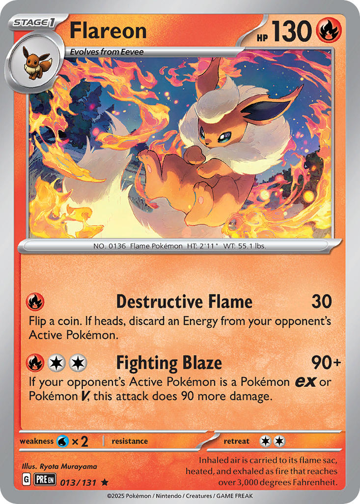 Flareon - 013/131 - Holo Rare