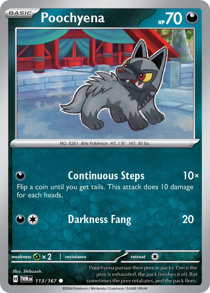Poochyena - 113/167 - Common