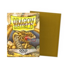 Dragon Shield Sleeves: Matte Gold (Box Of 100)