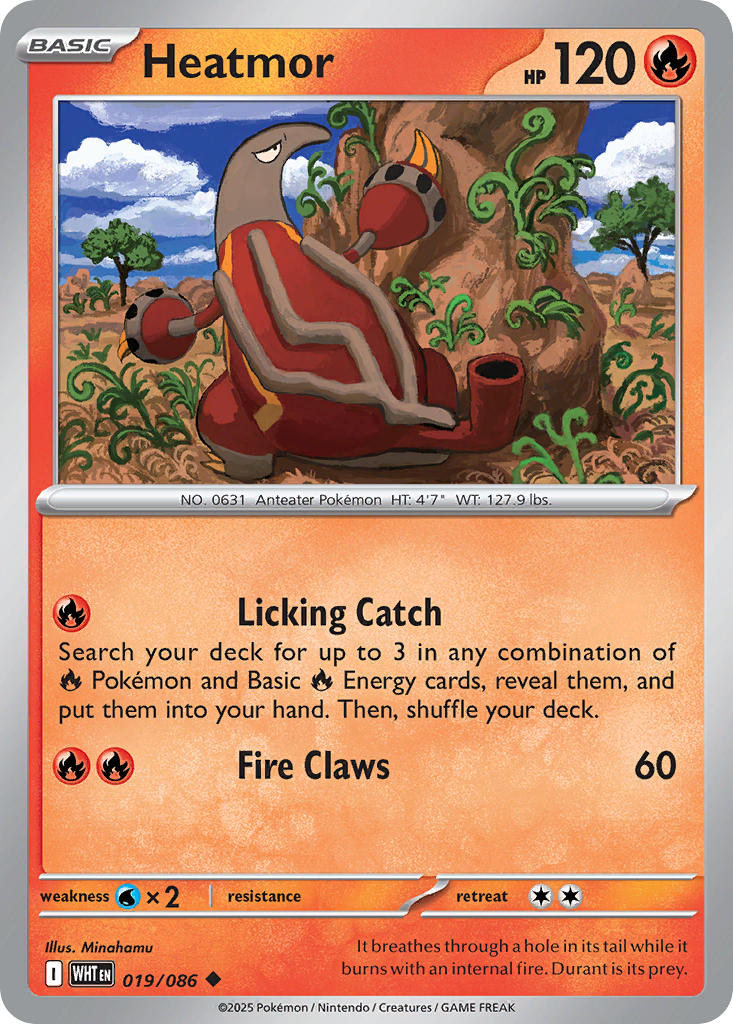 Heatmor - 019/086 - Uncommon - Reverse Holo