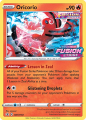 Oricorio - SWSH168 - Prerelease Promo - SWSH Black Star Promo