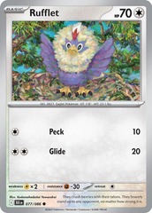 Rufflet (Master Ball Pattern) - 077/086 - Common - Holo