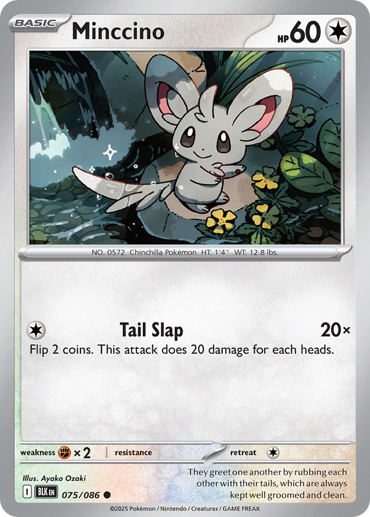 Minccino - 075/086 - Common - Reverse Holo