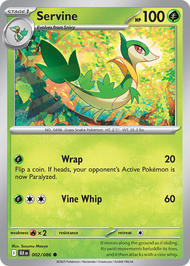 Servine - 002/086 - Common - Reverse Holo