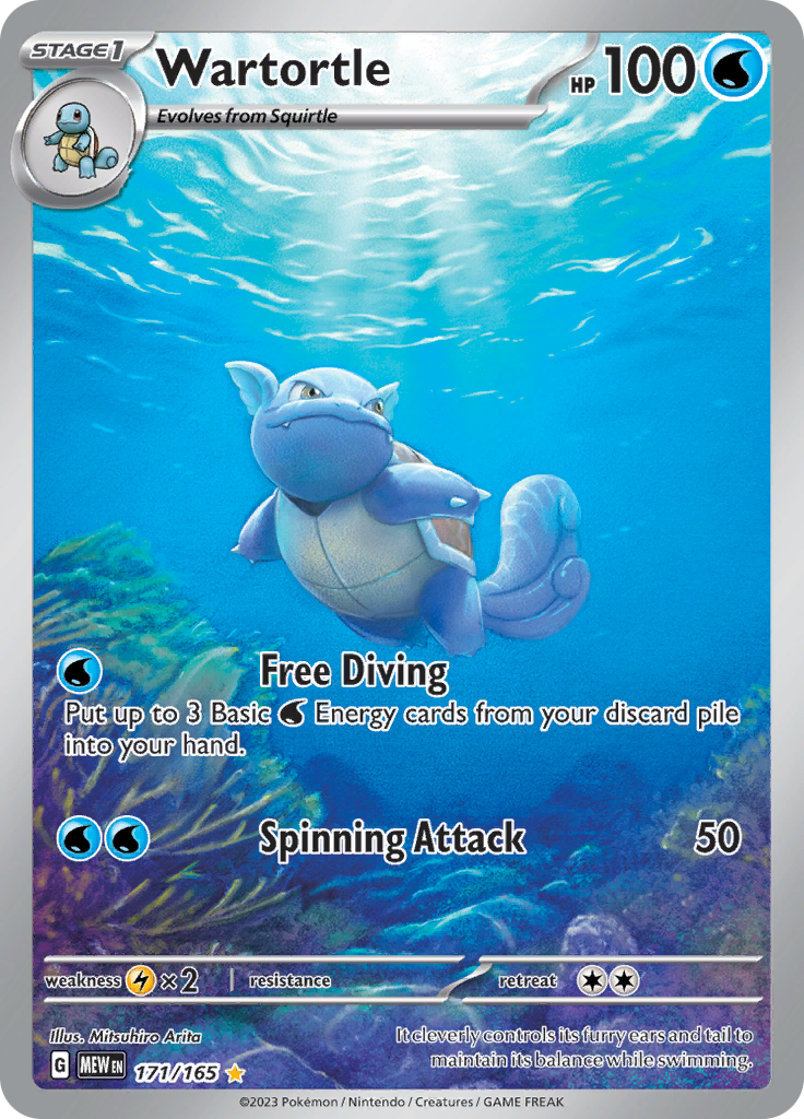 Wartortle - 171/165 - Illustration Rare