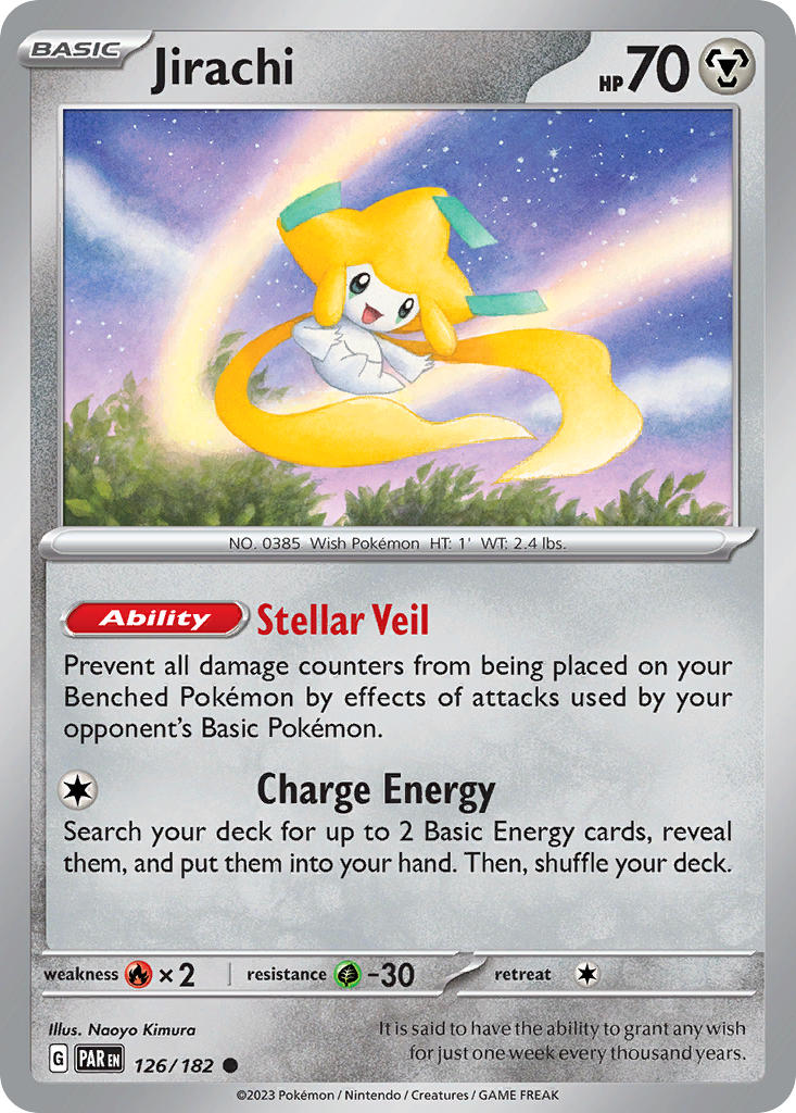 Jirachi - 126/182 - Common - Reverse Holo