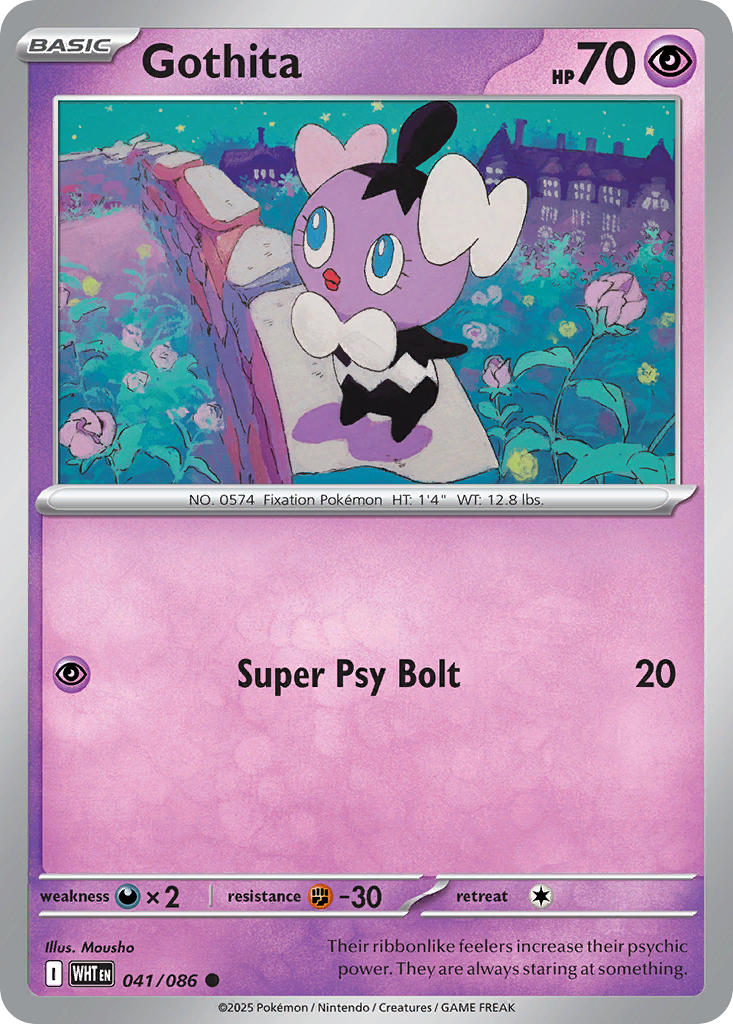 Gothita - 041/086 - Common - Reverse Holo