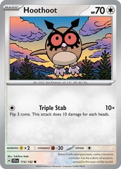 Hoothoot - 114/142 - Common - Reverse Holo