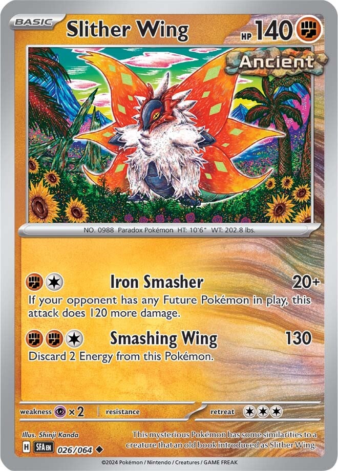 Slither Wing - 026/064 - Uncommon - Reverse Holo