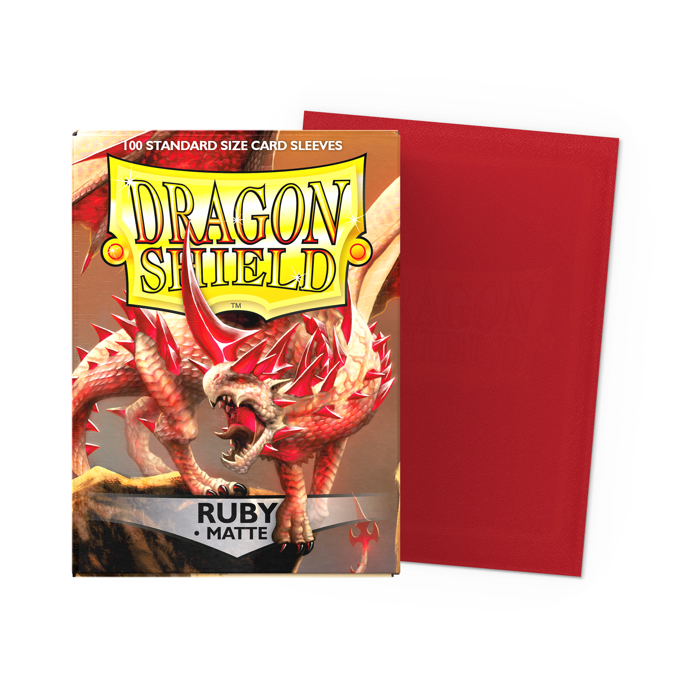 Dragon Shield Sleeves: Matte Ruby (Box of 100)