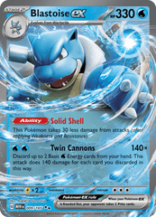 Blastoise ex - 009/165 - Double Rare