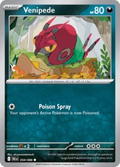 Venipede (Master Ball Pattern) - 054/086 - Common - Holo