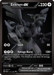 Zekrom ex - 172/086 - Black White Rare