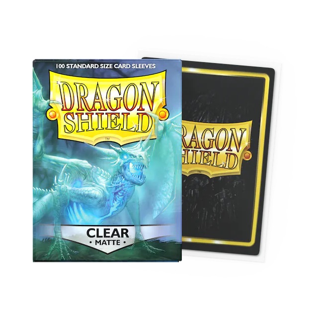 Dragon Shield Sleeves: Matte Clear (Box of 100)