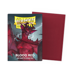 Dragon Shield Sleeves: Matte Blood Red (Box of 100)