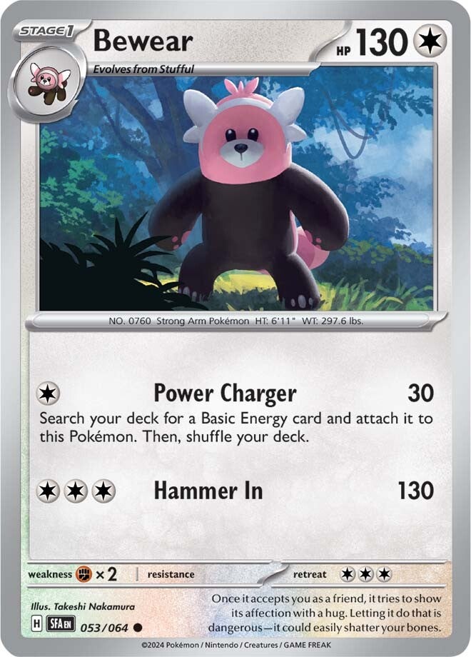 Bewear - 053/064 - Common - Reverse Holo