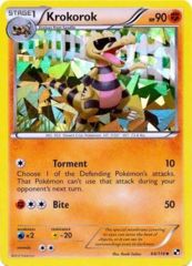 Krokorok - 64/114 - Cracked Ice Holo (Dark Explorers Blister)