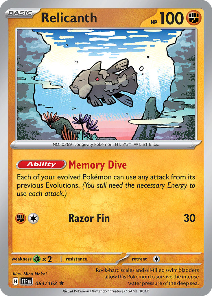 Relicanth - 084/162 - Holo Rare