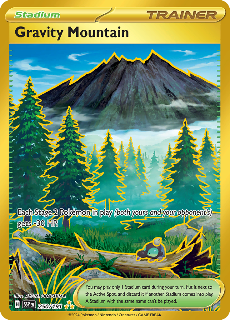 Gravity Mountain - 250/191 - Hyper Rare