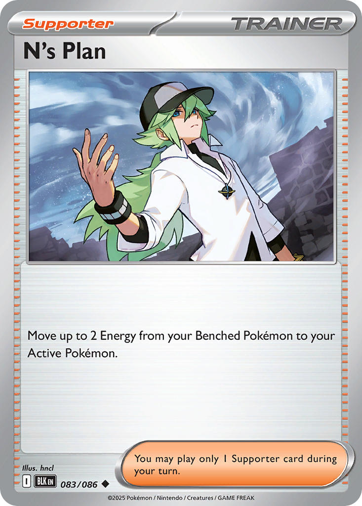 Ns Plan - 083/086 - Uncommon - Reverse Holo