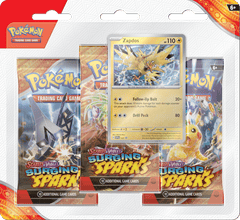 Surging Sparks Three-Booster Blister (Zapdos)