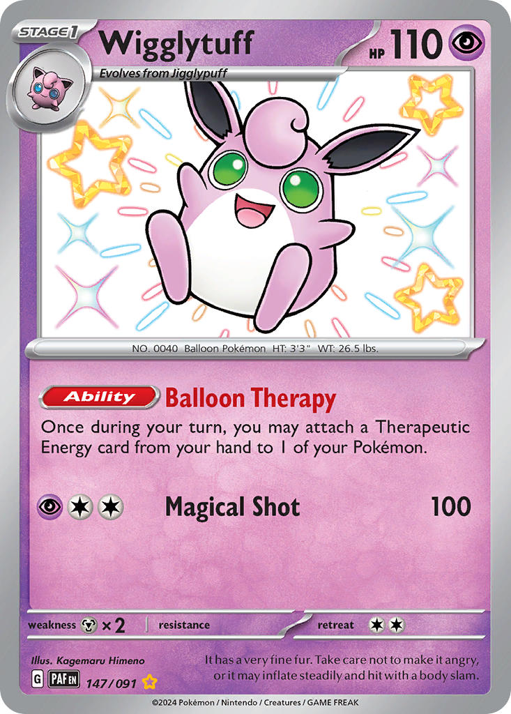 Wigglytuff - 147/091 - Shiny Rare
