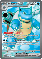 Blastoise ex - 184/165 - Full Art Ultra Rare