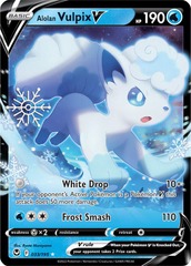 Alolan Vulpix V - 033/195 - Ultra Rare (Holiday Calendar)