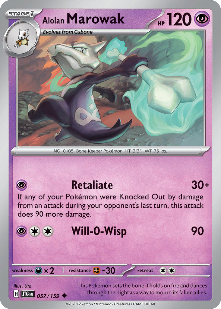 Alolan Marowak - 057/159 - Uncommon