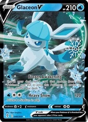 Glaceon V - 040/203 - Ultra Rare (Holiday Calendar)