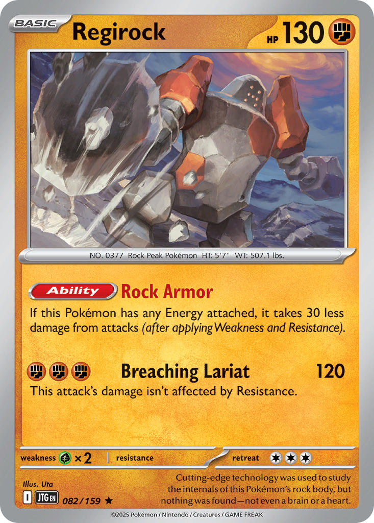 Regirock - 082/159 - Rare