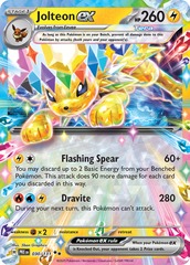 Jolteon ex (Master Ball Pattern) - 030/131 - Rare - Reverse Holo