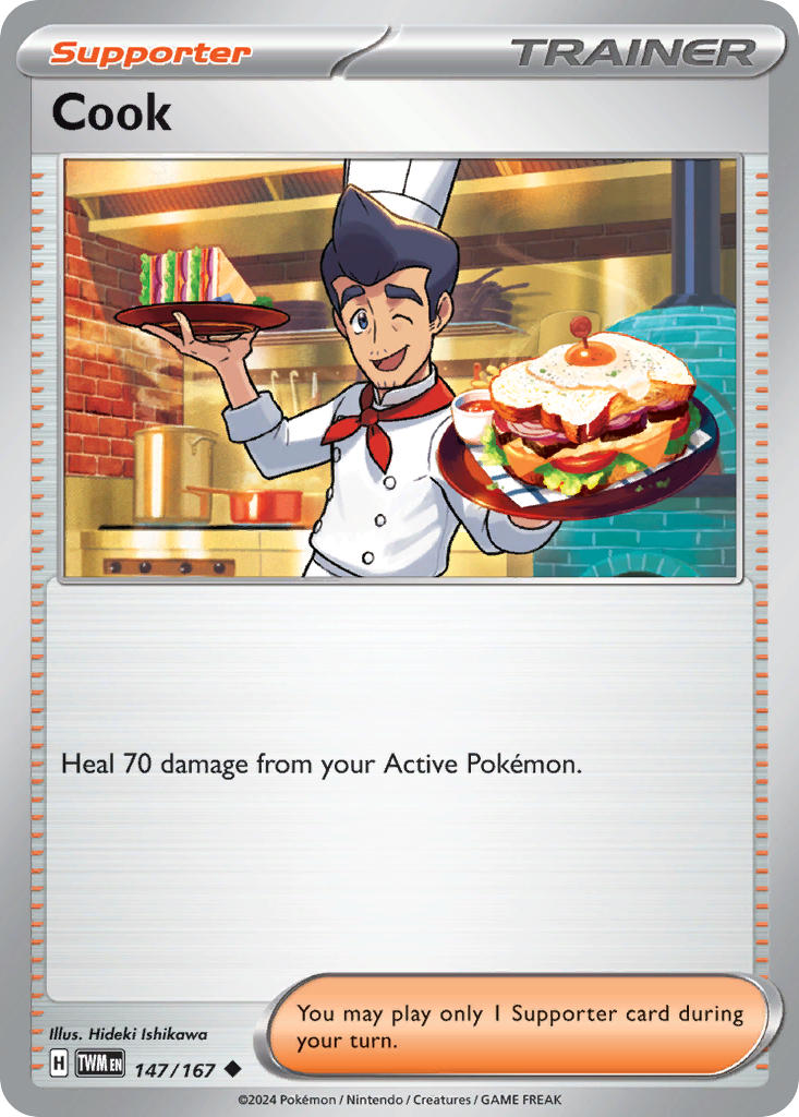 Cook - 147/167 - Uncommon - Reverse Holo