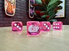 Full Grip Games Dice - 4 Pack (Pink)