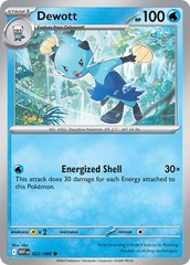 Dewott (Master Ball Pattern) - 022/086 - Common - Holo