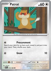 Patrat (Poke Ball Pattern) - 072/086 - Common - Holo