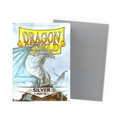 Dragon Shield Sleeves: Matte Silver (Box Of 100)