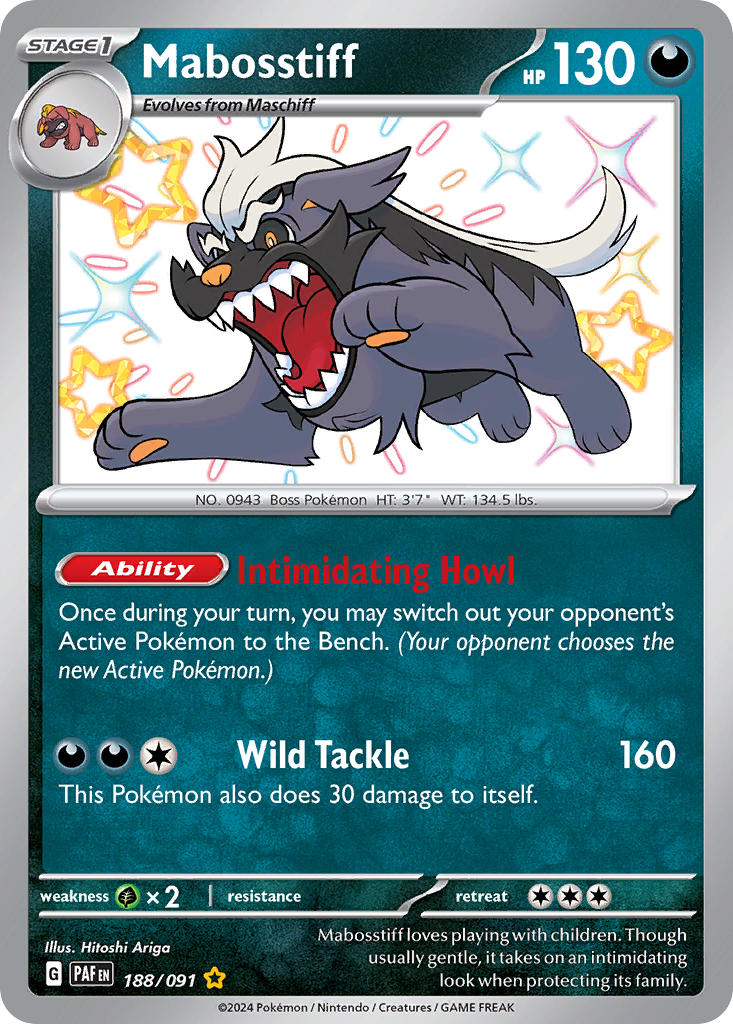 Mabosstiff - 188/091 - Shiny Rare