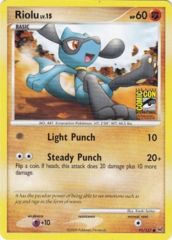 Riolu - 91/127 - Promotional - Comic-Con San Diego 2009 Stamped Promo