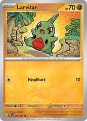 Larvitar (Master Ball Pattern) - 047/131 - Common - Reverse Holo