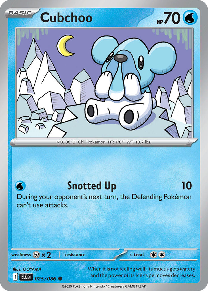 Cubchoo - 025/086 - Common - Reverse Holo