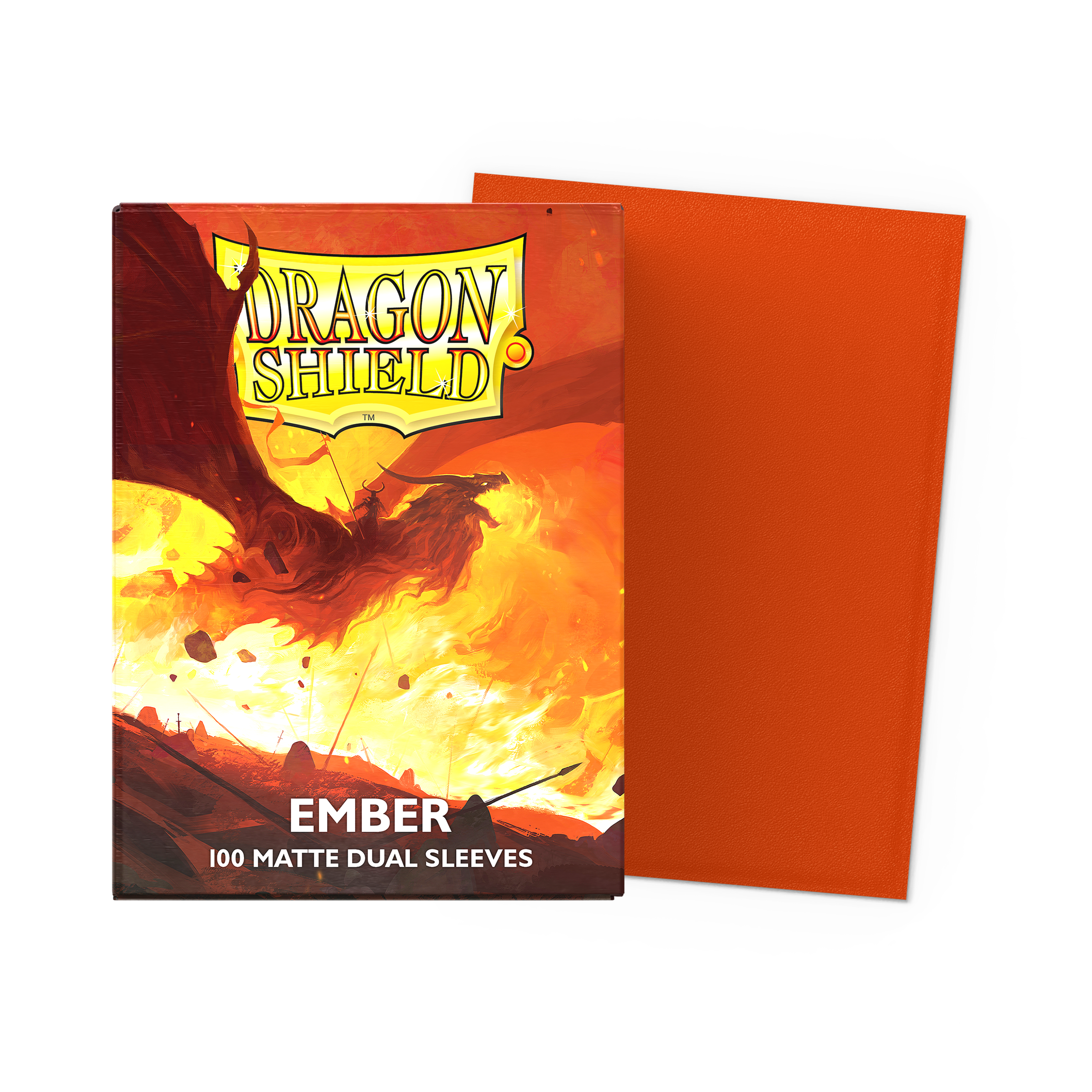 Dragon Shield Sleeves: Dual Matte Ember (Box of 100)