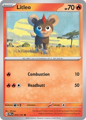 Litleo (Poke Ball Pattern) - 015/131 - Common - Reverse Holo