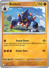 Boldore (Poke Ball Pattern) - 047/086 - Common - Holo
